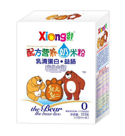 熊大熊二乳清蛋白益腸配方營養奶米粉