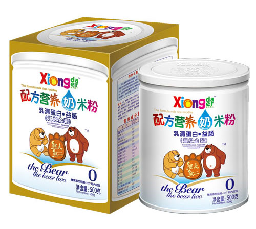 熊大熊二乳清蛋白益腸配方營養奶米粉