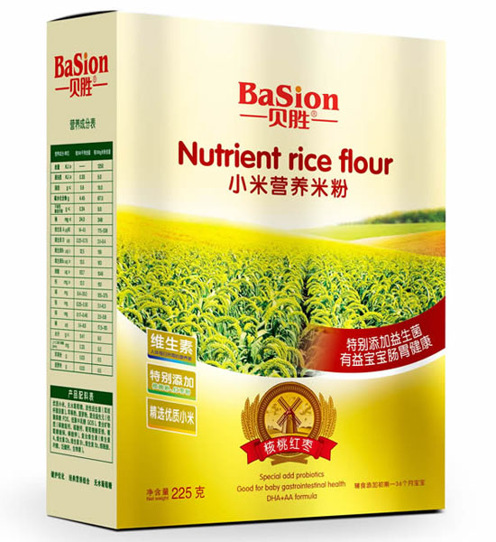 貝勝核桃紅棗小米營養米