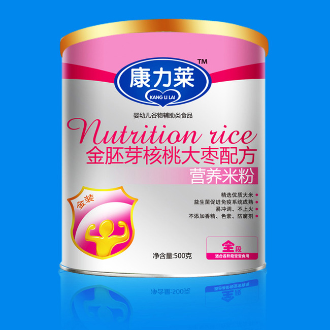 康力萊金胚芽核桃大棗配方營養米粉全段