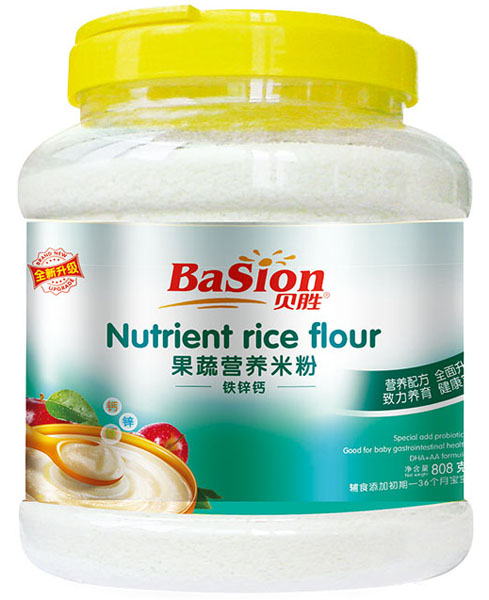 貝勝鐵鋅鈣果蔬營養米粉