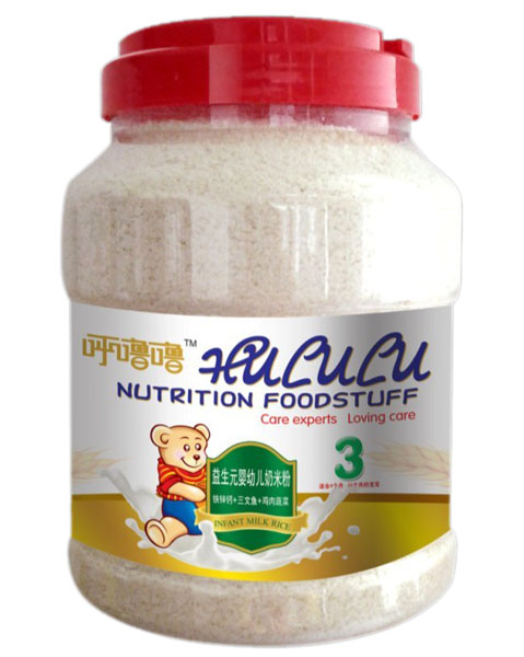 呼嚕嚕鐵鋅鈣三文魚(yú)雞肉蔬菜奶米粉3段838g