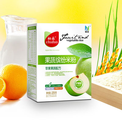 初朵盒裝蘋果果蔬配方米粉