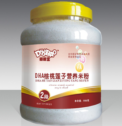 嘟嘟寶DHA核桃蓮子營養米粉