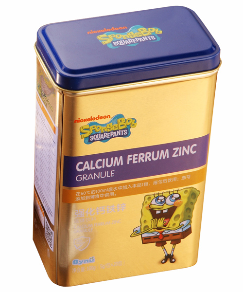 海綿寶寶強化鈣鐵鋅固體飲料