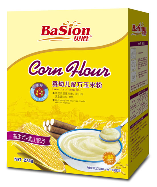 貝勝益生元+淮山配方盒裝玉米粉
