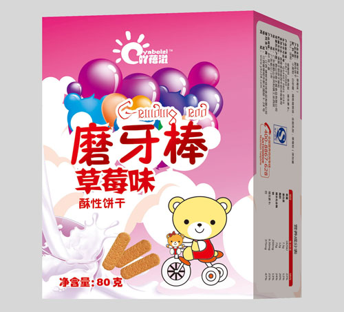 吖蓓滋磨牙棒草莓味80g