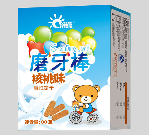 吖蓓滋磨牙棒核桃味80g