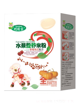 利因?qū)毺O果淮山水果營養(yǎng)米粉