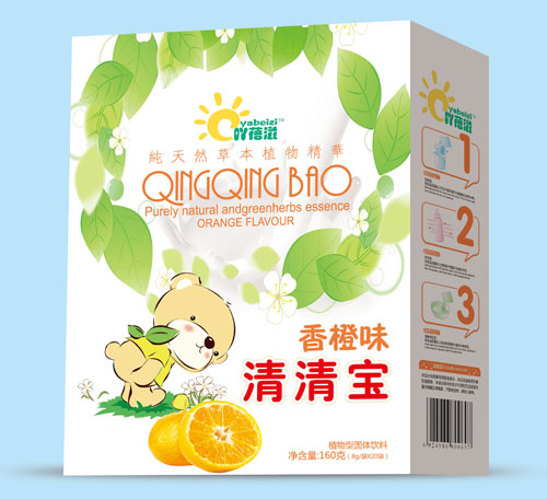 吖蓓滋香橙味清清寶