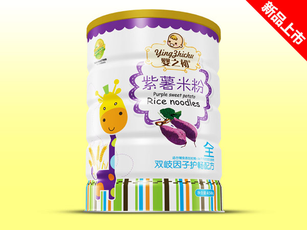 嬰之初雙歧因子護暢紫薯米粉鐵聽