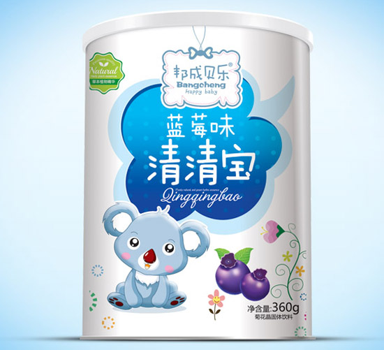 邦成貝樂清清寶紙聽藍莓味