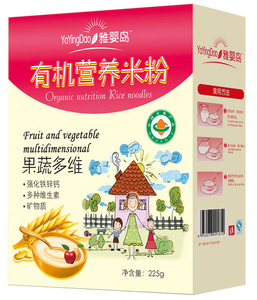 雅嬰島果蔬多維有機(jī)營養(yǎng)米粉