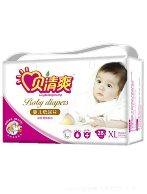 貝清爽超級薄嬰兒紙尿片L32片
