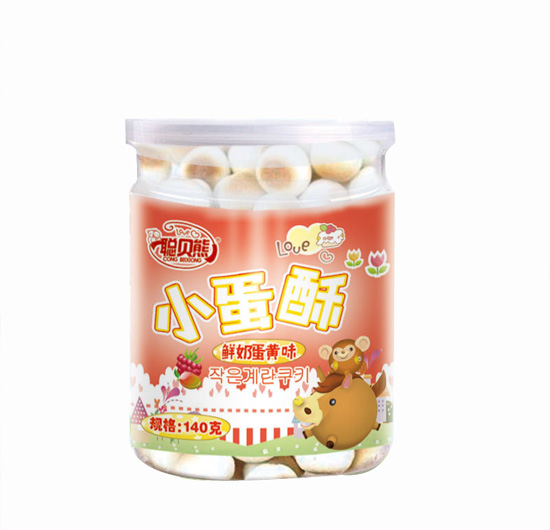 聰貝熊小蛋酥鮮奶蛋黃味