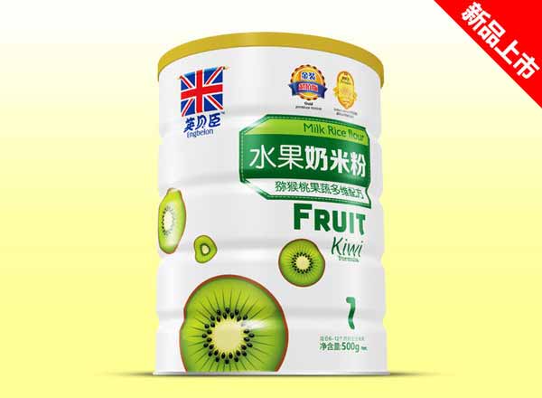 英貝臣水果奶米粉鐵聽獼猴桃1段