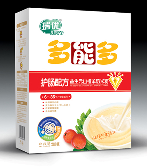 瑞優多能多益生元山楂羊奶米粉