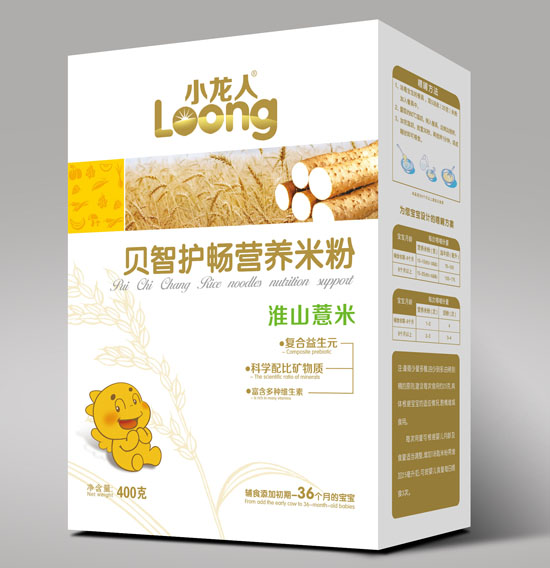 小龍人淮山薏米貝智護暢營養米粉盒裝
