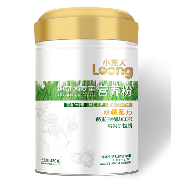 小龍人核桃配方神奇大麥苗營養粉