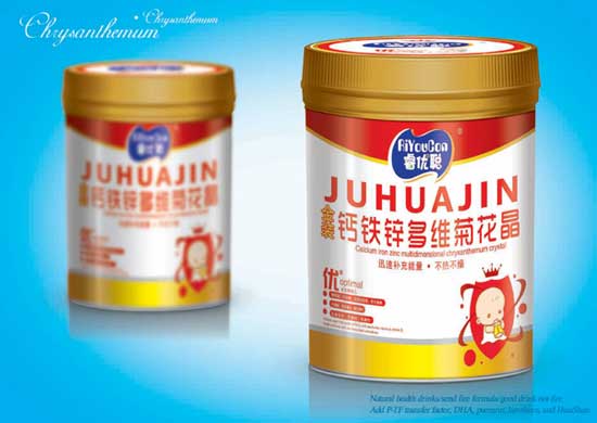 睿優聰鈣鐵鋅多維菊花晶