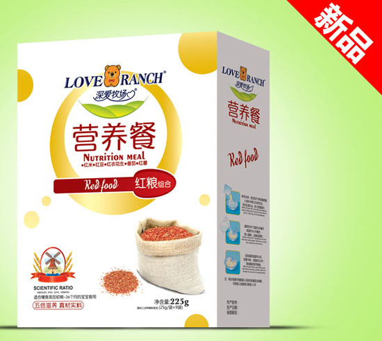 深愛牧場紅糧營養餐盒裝