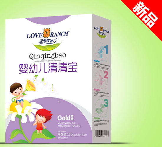 深愛牧場嬰幼兒金裝清清寶盒裝