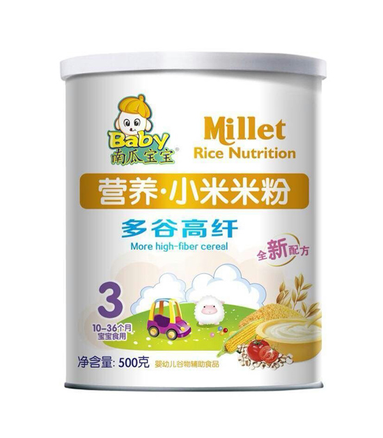 南瓜寶寶多谷高纖營養小米米粉