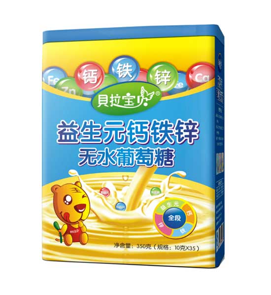 貝拉寶貝益生元鈣鐵鋅無(wú)水葡萄糖桶裝