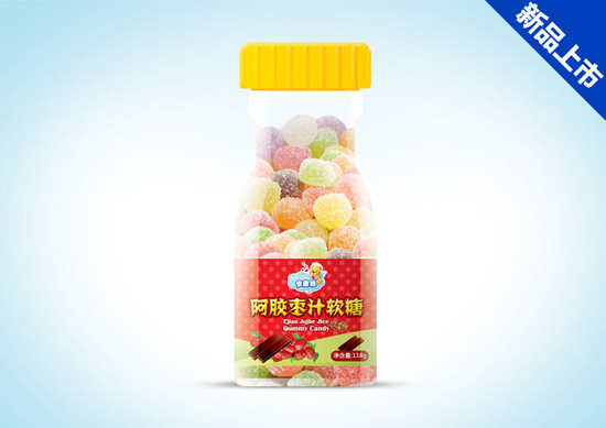 阿膠棗汁軟糖瓶裝