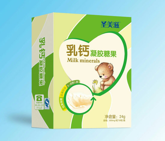 圣美滋QS乳鈣膠丸30粒(紙盒)