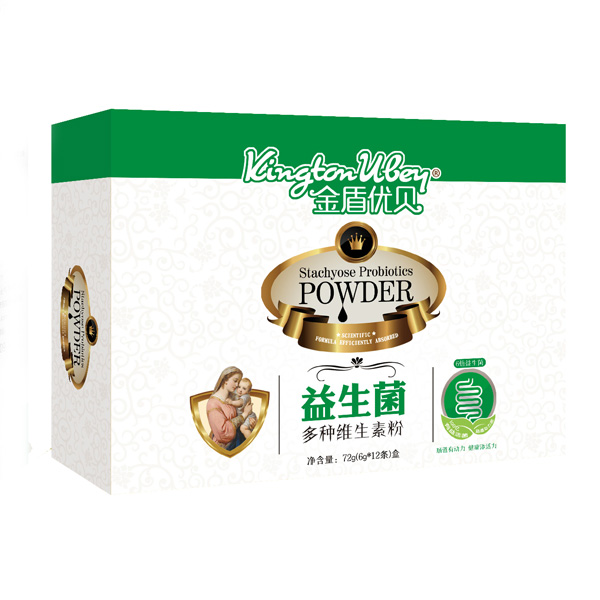 金盾優貝多種維生素粉益生菌盒裝