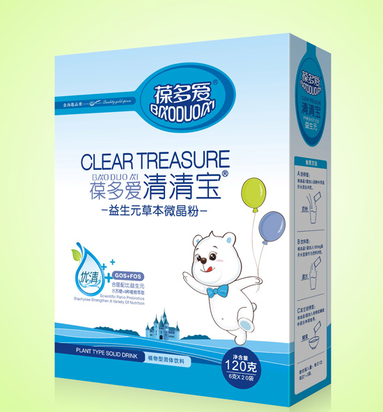 葆多愛益生菌草本清清寶盒裝