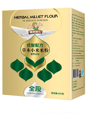 陽光健兒優智配方草本小米米粉