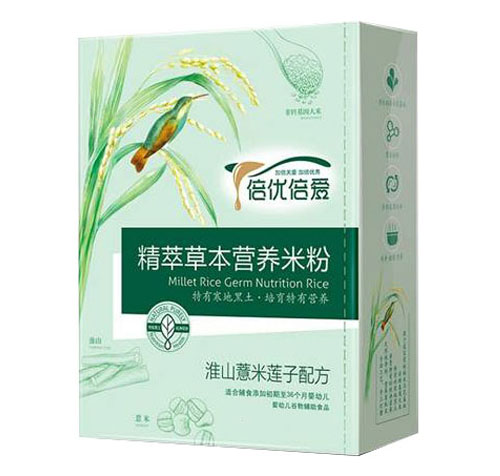 倍優倍愛淮山薏米蓮子精萃草本米粉盒裝