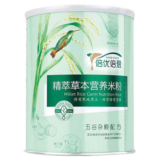 倍優倍愛五谷雜糧精萃草本米粉聽裝