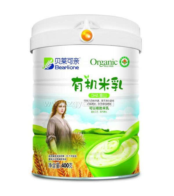 貝萊可親有機米乳-DHA淮山