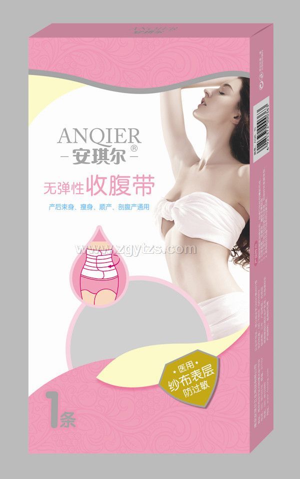 安琪爾醫用紗布無彈束腹帶-1條-AQE