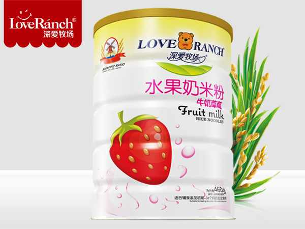 牛奶草莓—水果奶米粉