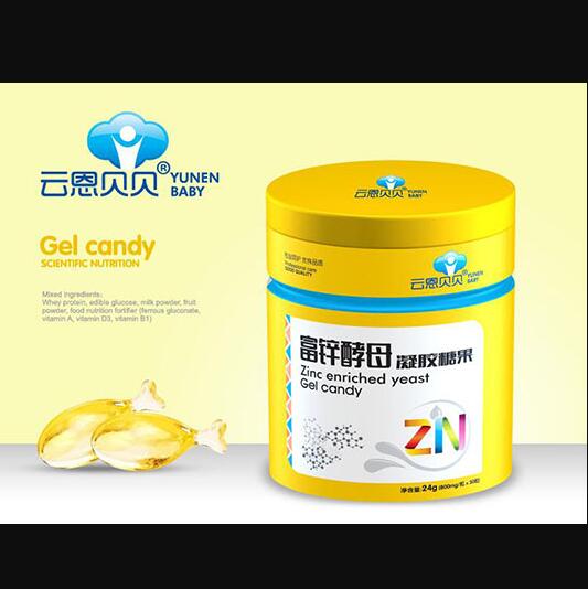 云恩貝貝富鋅酵母凝膠糖果