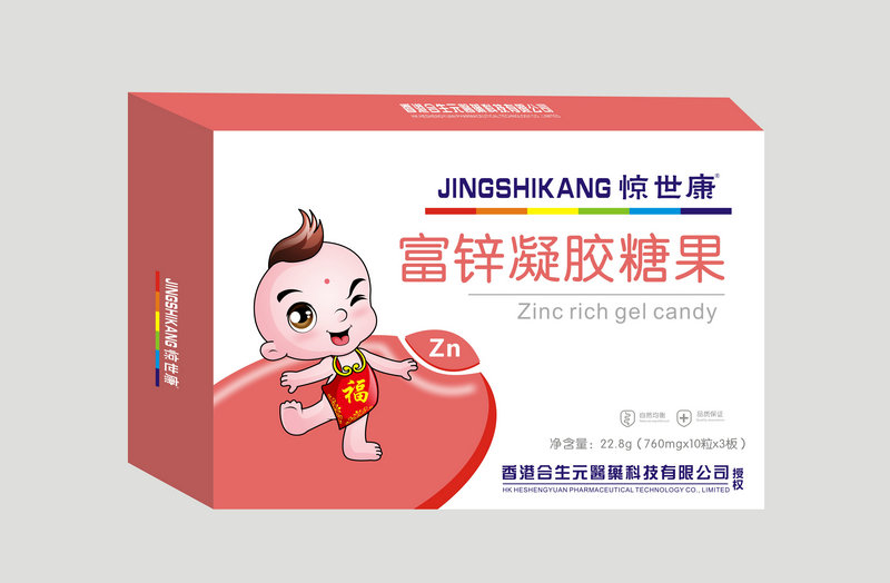 驚世康富鋅凝膠糖果